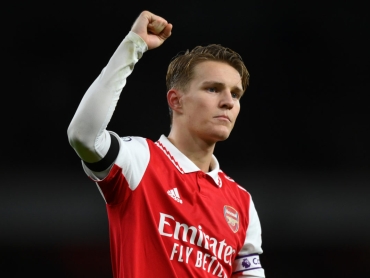 Arsenal Captain Martin Odegaard will be out for at least three weeks due to ankle injury