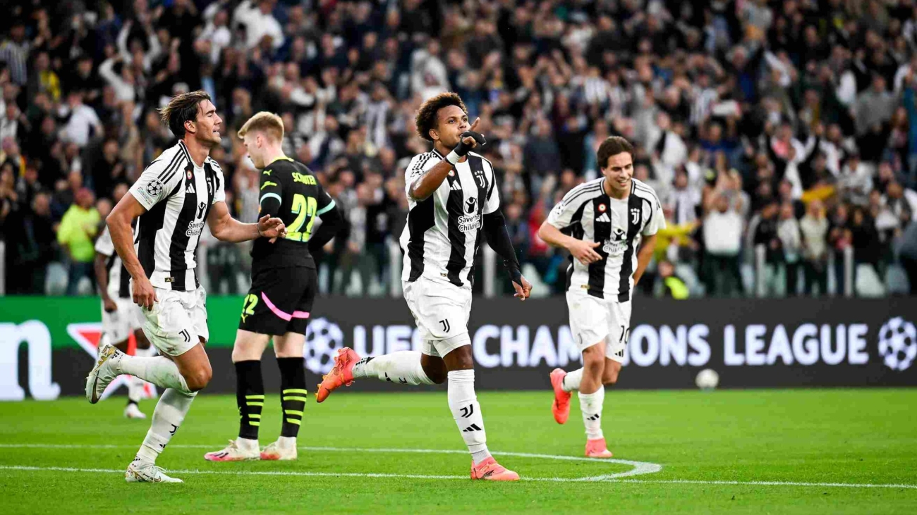 Juventus return to the Champions League with a 3-1 victory over PSV