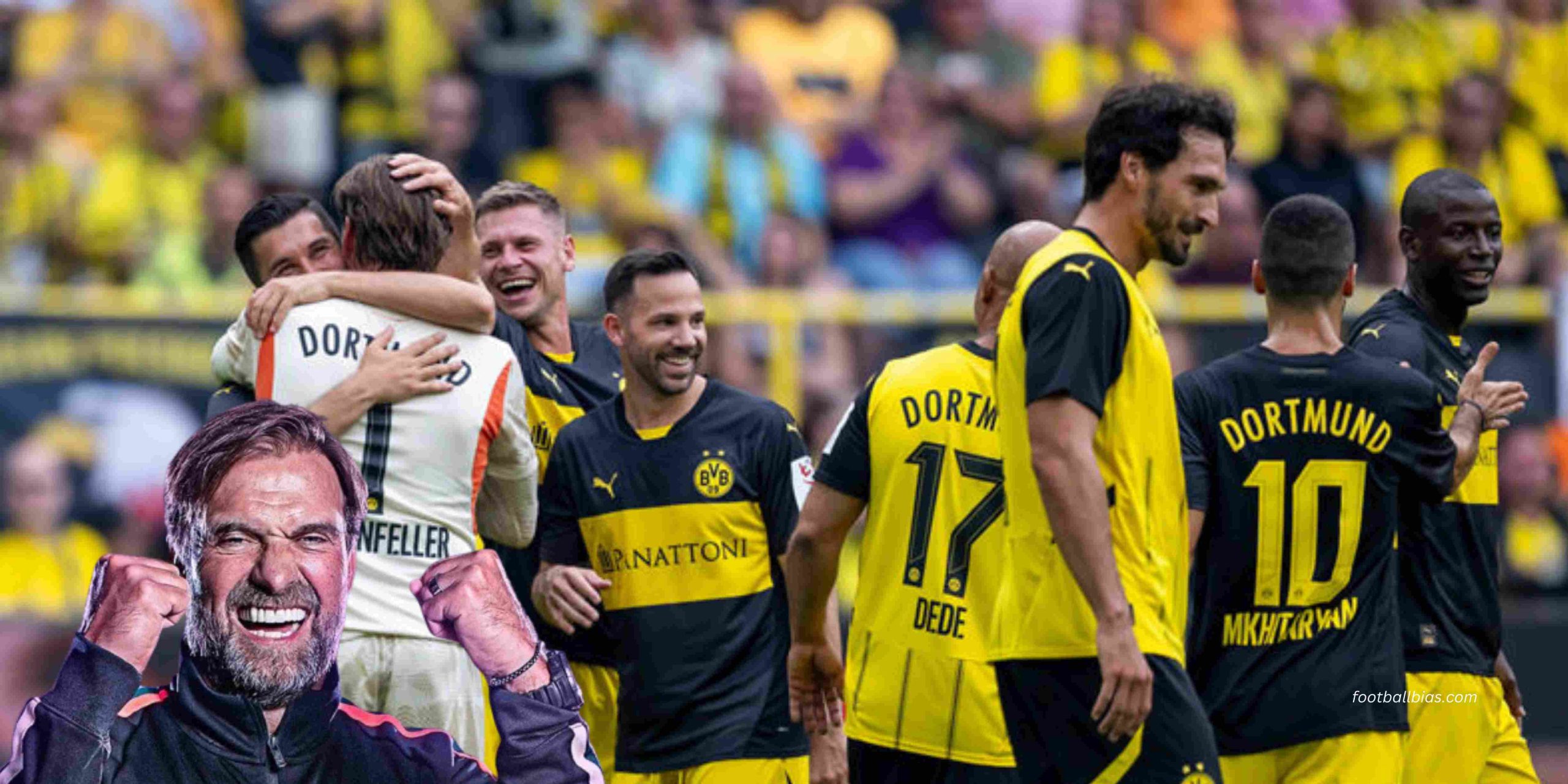 Former Liverpool boss Jurgen Klopp marks his comeback to coaching with a 5-4 win