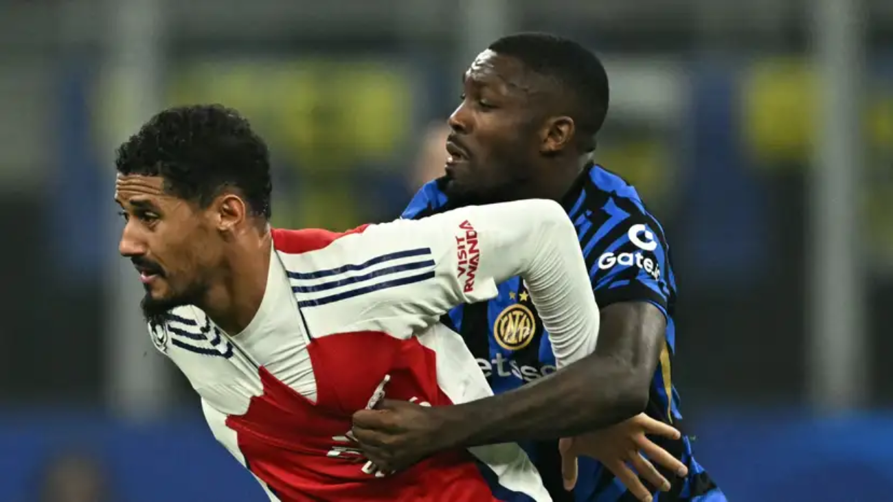 Arsenal Loses 1-0 to Inter Milan