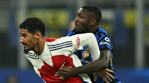 Arsenal Loses 1-0 to Inter Milan