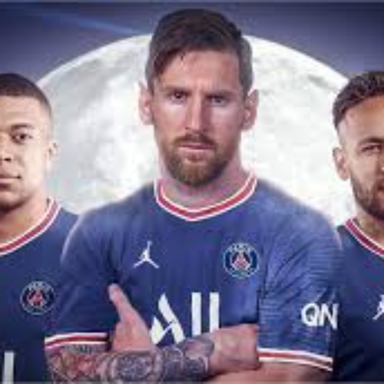 Messi, Neymar, and Mbappe at PSG