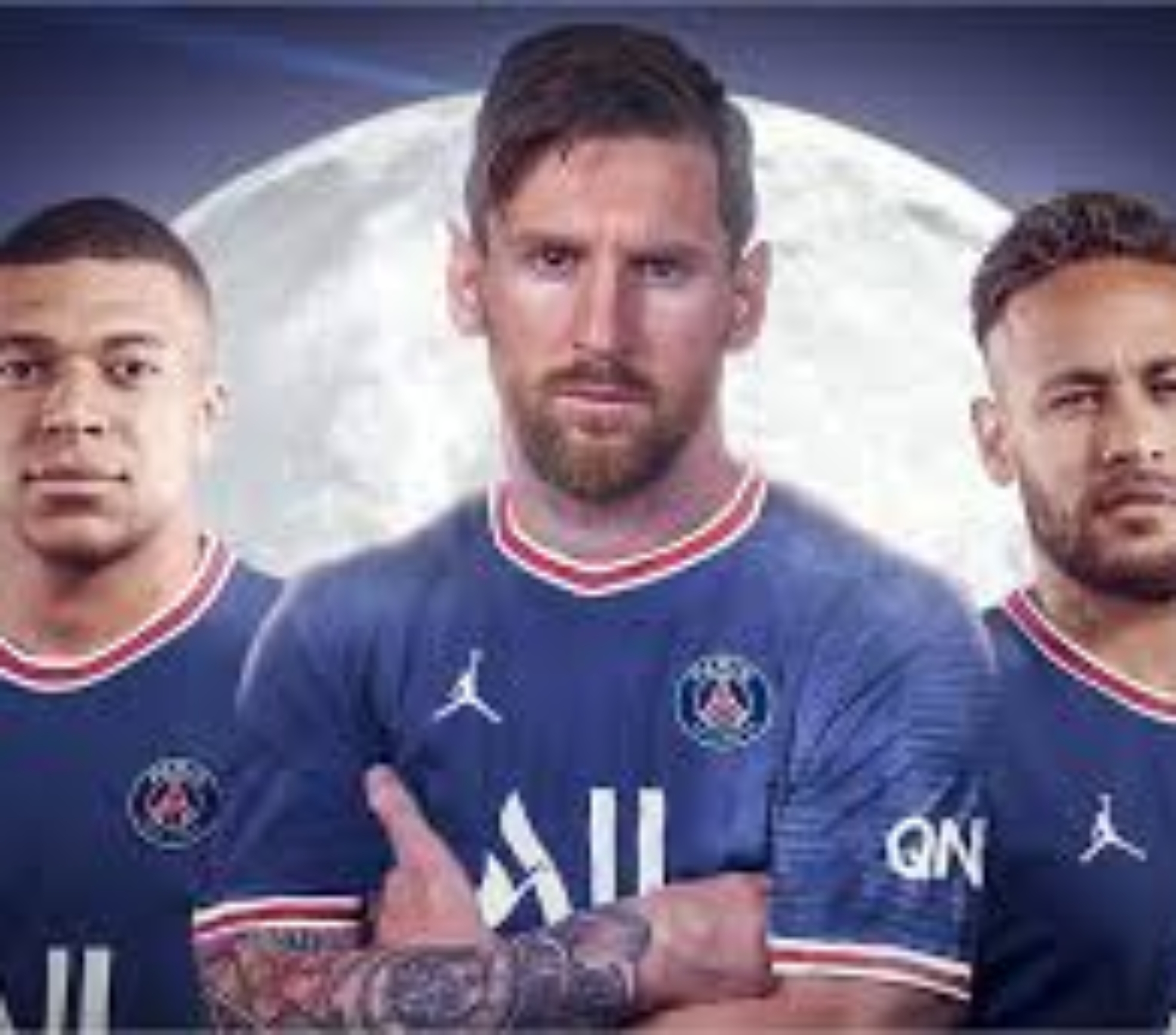 Messi, Neymar, and Mbappe at PSG