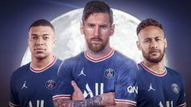 Messi, Neymar, and Mbappe at PSG