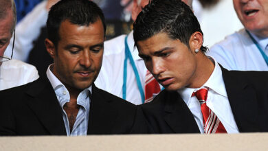 Jorge Mendes with Cristiano Ronaldo