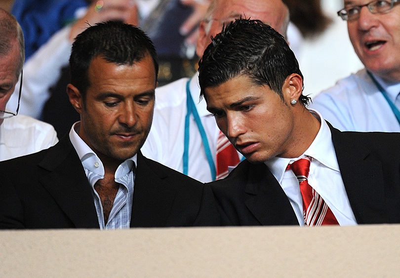 Jorge Mendes with Cristiano Ronaldo