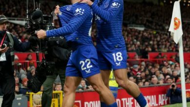 Kiernan Dewsbury-Hall and Jack Grealish Celebrating the Goal Vs United