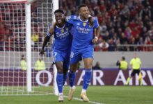 Kylian Mbappe and Vinicius Junior Celebrating A Goal Together