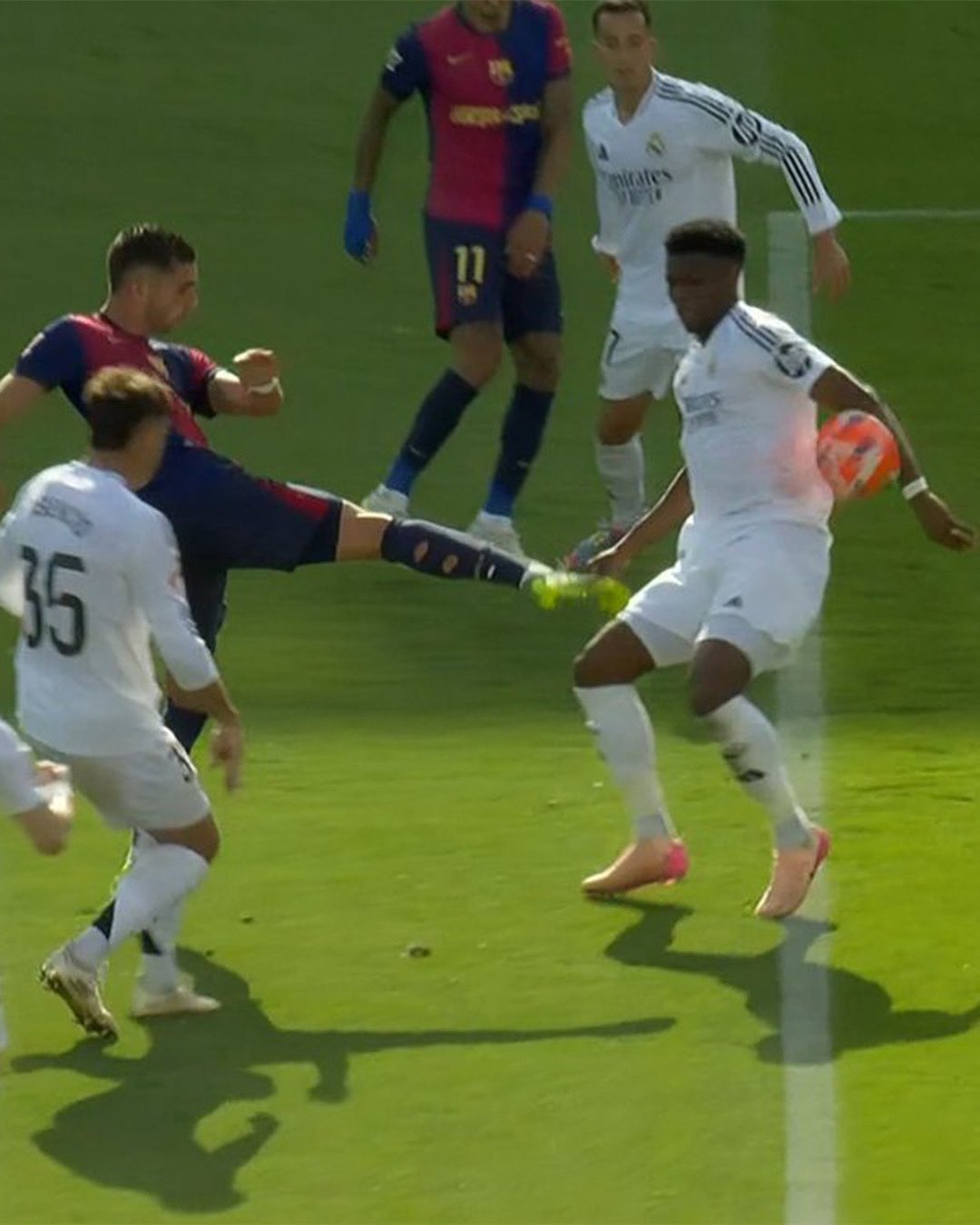 The Tchouameni Handball Incident in Last Season's El Clasico