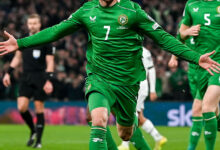 Troy Parrott Celebrating After Scoring Yesterday