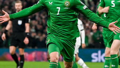 Troy Parrott Celebrating After Scoring Yesterday