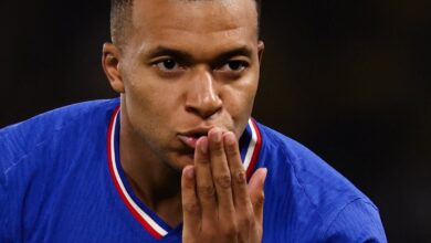 France 4-0 Ukraine Kylian Mbappe Celebration After A Goal