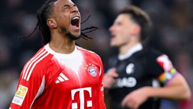 Olise Celebrating vs Freiburg