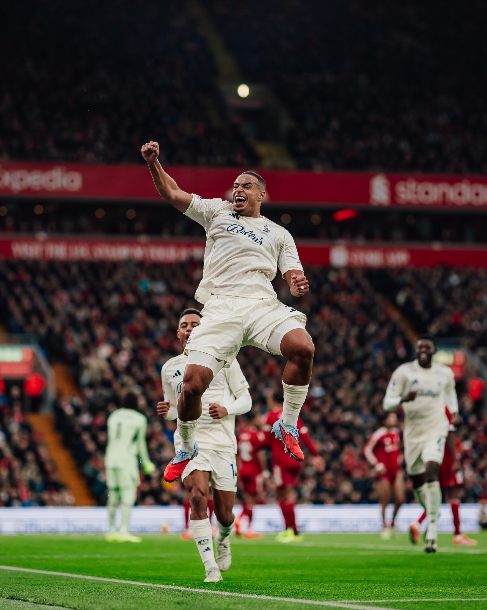 Murillo Celebrating His Goal vs Liverpool