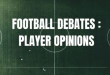FOOTBALL DEBATES : PLAYER OPINIONS Graphic