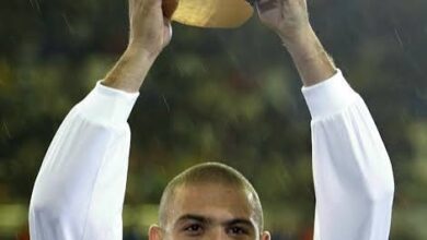 Ronaldo Nazario Holding Up His 2002 Ballon d'Or