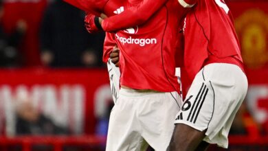 Bruno Fernandes Celebrating His Goal With His Teammates