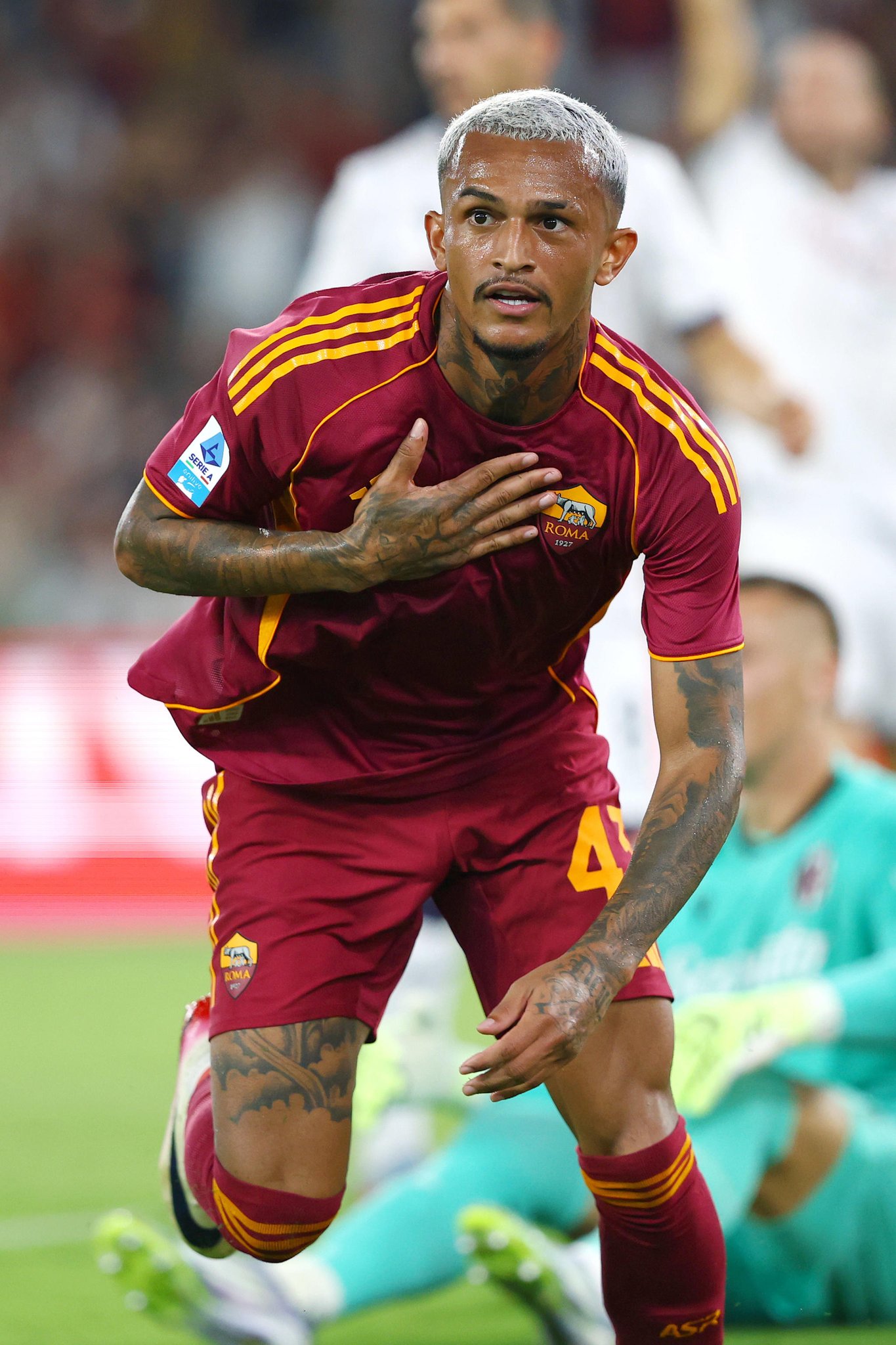 Wesley Franca Celebrating His Goal