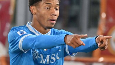 Roma 0-1 Napoli David Neres Celebrating His Goal vs Roma
