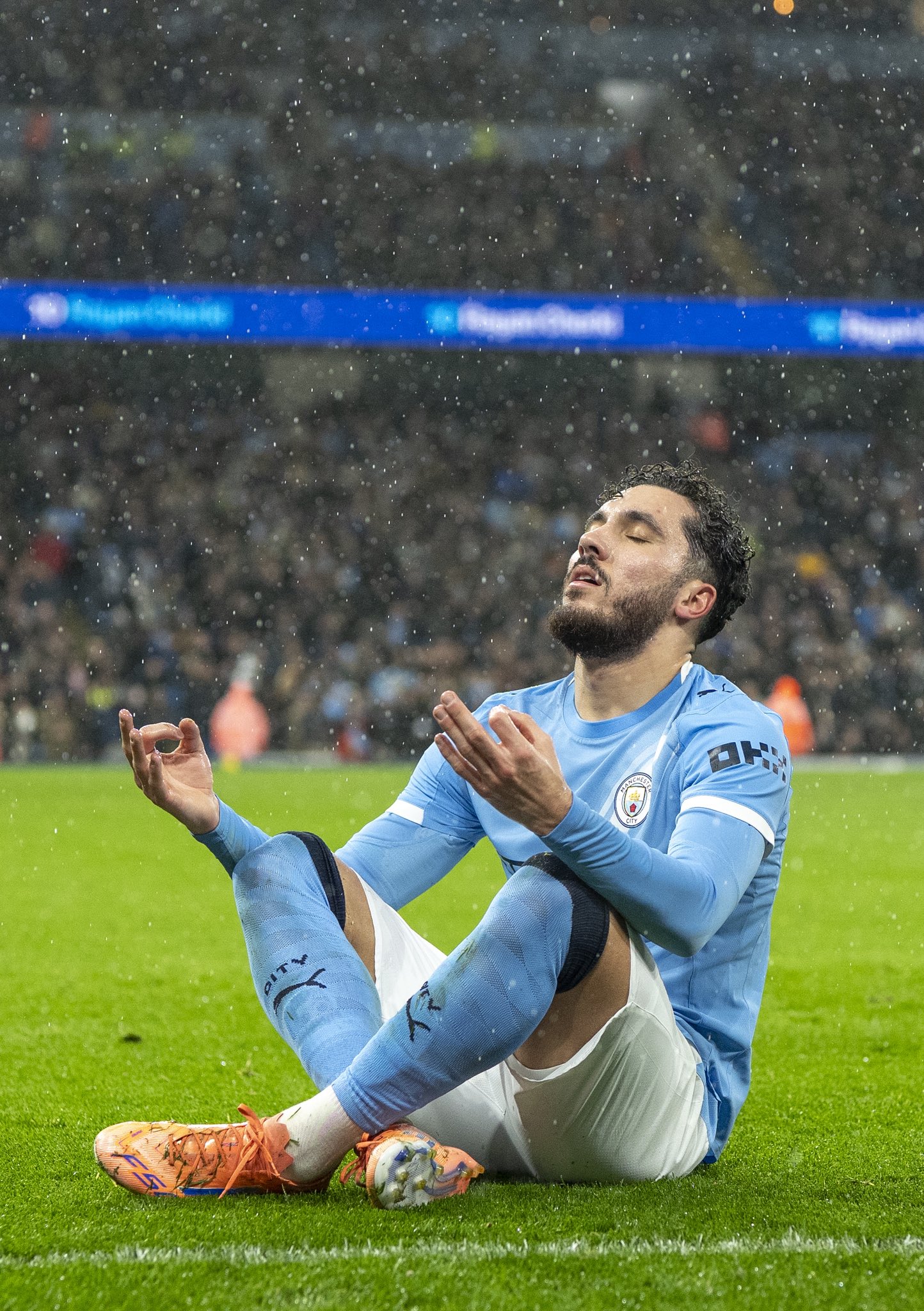 Rayan Cherki Doing Erling Haaland's Famous Celebration