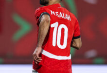 Mohamed Salah Celebrating His Goal vs Zimbabwe