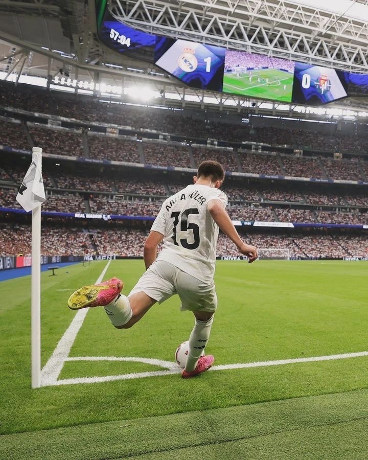 Arda Guler Inswinging Corner