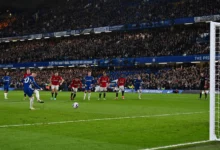 Cole Palmer Taking A Penalty