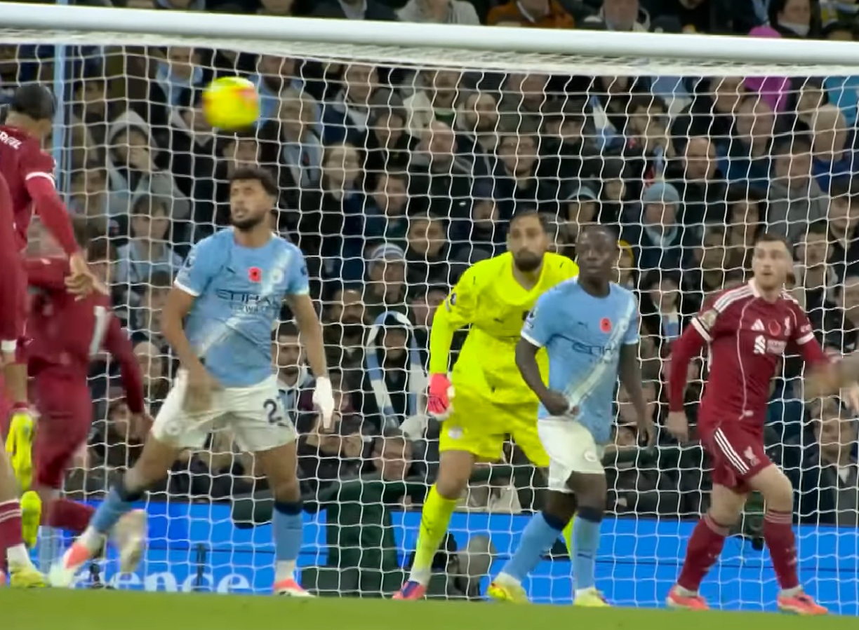 Virgil Van Dijk Disallowed Goal vs Man City