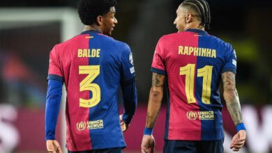 Alejandro Balde and Raphinha